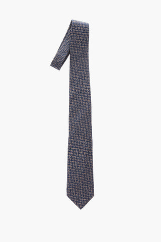 two-tone silk tie