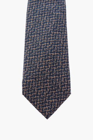two-tone silk tie