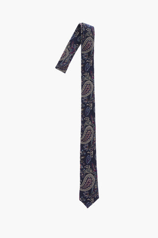 CC COLLECTION Paisley patterned wool tie