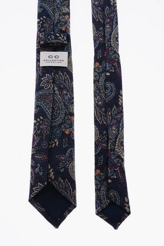 CC COLLECTION Paisley patterned wool tie