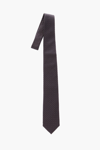 Cravatta in Satin con Motivo Paisley