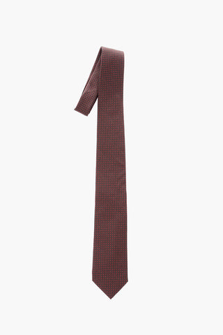polka dots silk tie