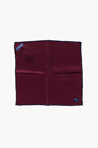 ID Double patterned silk pocket handkerchief