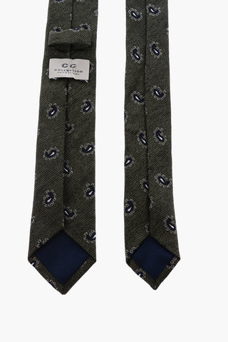 CC COLLECTION Paisley patterned kipper tie