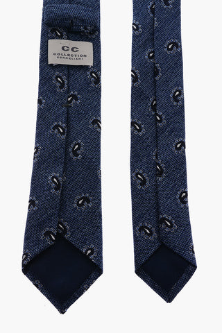 Cravatta kipper a motivo Paisley