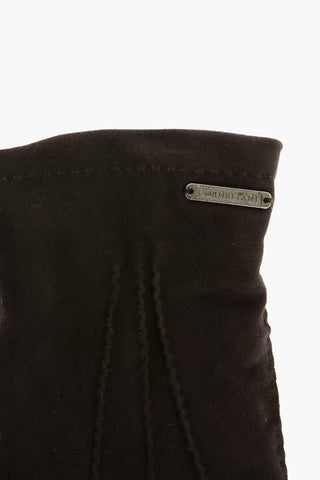 Suede Leather Gloves with Cashmere lining