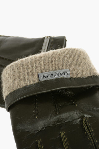 Soft Leather Gloves with Cashmere Lining