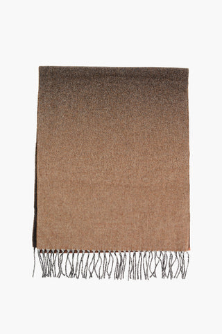 Cashmere Silk Scarf with Embroidered Logo