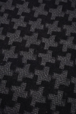 Sciarpa in Lana con Motivo Geometrico