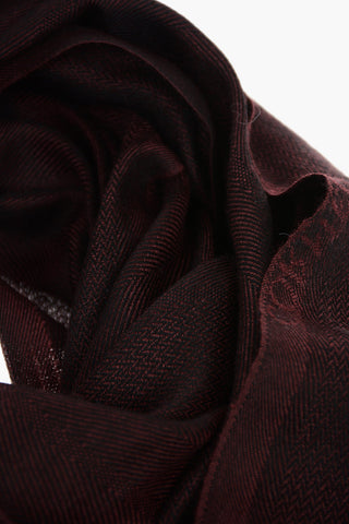 Sciarpa in Cashmere e Seta con Logo