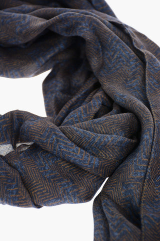 CC COLLECTION Modal Foulard with Geometric Pattern