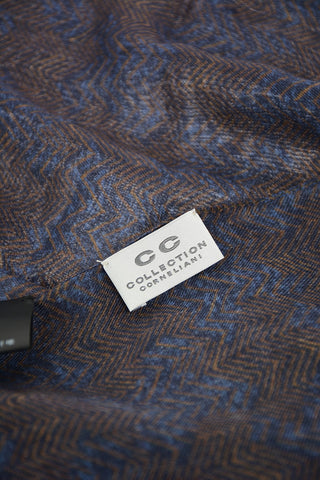 CC COLLECTION Modal Foulard with Geometric Pattern