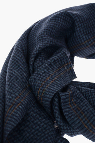 Sciarpa in Cashmere in Motivo Pied de Poule