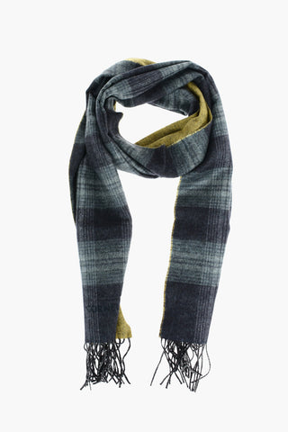 Cashmere Silk Scarf with Embroidered Logo