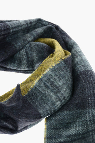 Cashmere Silk Scarf with Embroidered Logo