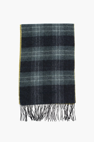 Cashmere Silk Scarf with Embroidered Logo