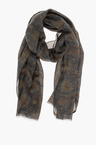 CC COLLECTION Paisley Patterned Modal Foulard