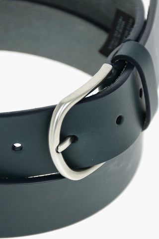 Metal Buckle Vegetable Tanned Leather Belt 35mm