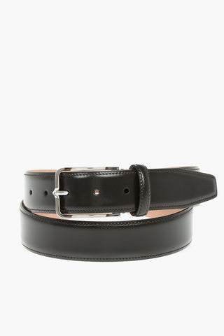 ID Metal Buckle Leather Belt 35mm