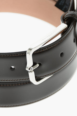 ID Metal Buckle Leather Belt 35mm