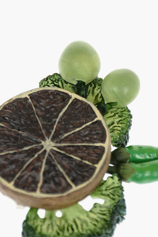 fruits and vegetables pendant FRESH MARKET brooch