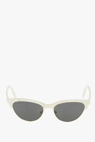 MM6 cat eye sunglasses with glasses cord
