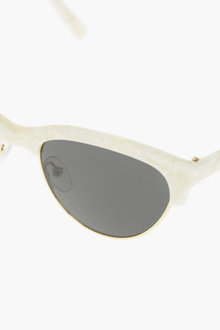 MM6 cat eye sunglasses with glasses cord