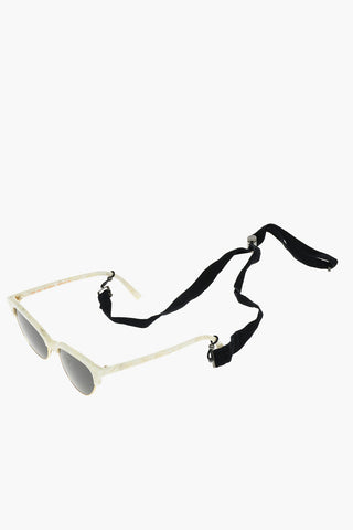 MM6 cat eye sunglasses with glasses cord