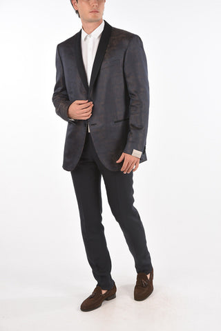 Blazer CERIMONY ACADEMY in Seta con Revers Sciallato