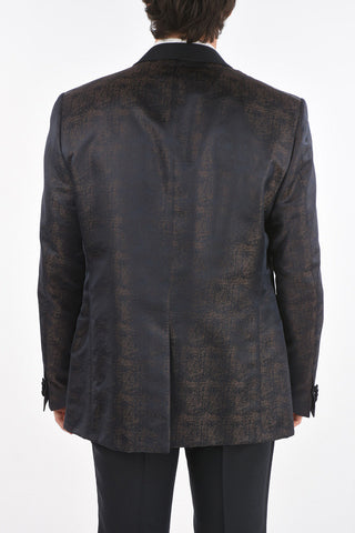 Blazer CERIMONY ACADEMY in Seta con Revers Sciallato