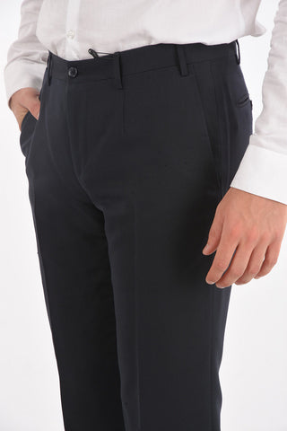 Virgin Wool Silk CERIMONY ACADEMY Pants
