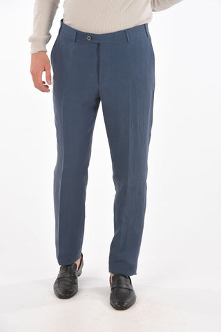 CIRCLE Flax and Silk GATE Suit with Notch Lapel