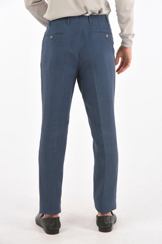 CIRCLE Flax and Silk GATE Suit with Notch Lapel