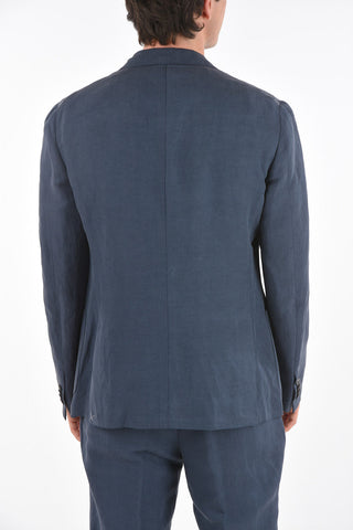2 Button GATE Linen Blend Suit