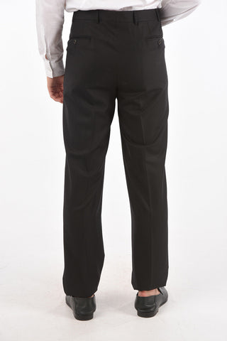 1 Button Virgin Wool Suit with Satin Details