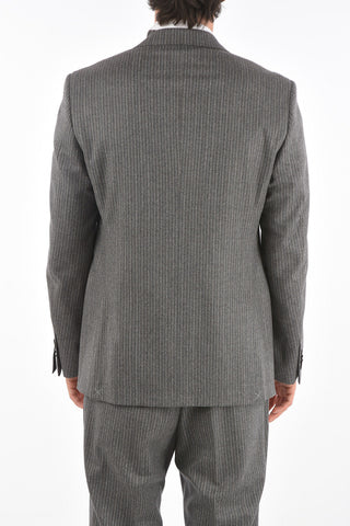 CC COLLECTION Abito RIGHT Gessato in Lana Vergine Extrafine