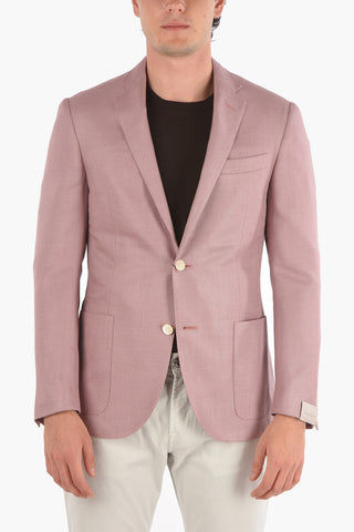 Blazer ACADEMY SOFT in Lana Vergine e Seta con Revers Classico