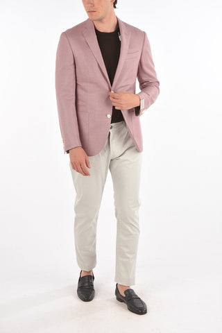 Blazer ACADEMY SOFT in Lana Vergine e Seta con Revers Classico