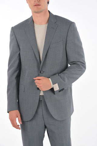 2 Button ACADEMY Micro Houndstooth Motif Suit