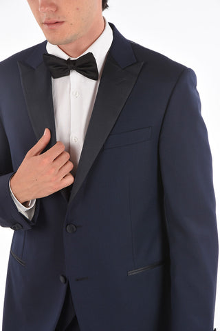 3-Piece CERIM.ACADEMY Suit with Satin Peak Lapel