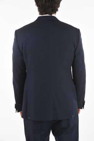 3-Piece CERIM.ACADEMY Suit with Satin Peak Lapel
