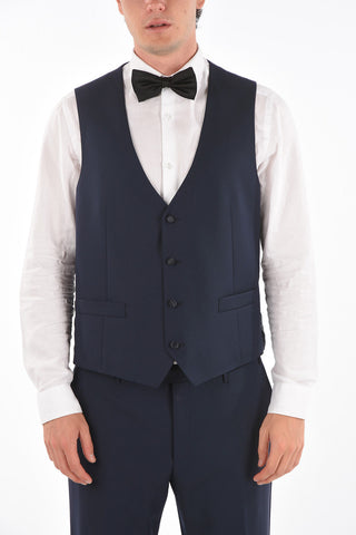 3-Piece CERIM.ACADEMY Suit with Satin Peak Lapel