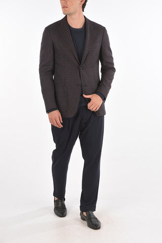 CC COLLECTION Virgin Wool Blend REFINED Blazer with Notch Lapel