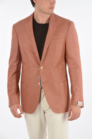 Blazer ACADEMY SOFT in Seta e Lana Vergine con Revers Classico