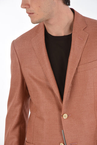 Blazer ACADEMY SOFT in Seta e Lana Vergine con Revers Classico