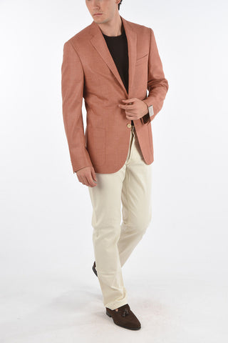 Blazer ACADEMY SOFT in Seta e Lana Vergine con Revers Classico
