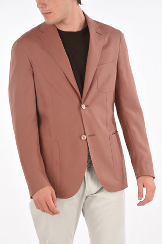 Silk IDENTITY Blazer with Notch Lapel