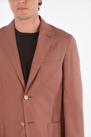 Silk IDENTITY Blazer with Notch Lapel