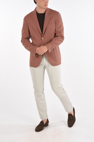 Silk IDENTITY Blazer with Notch Lapel