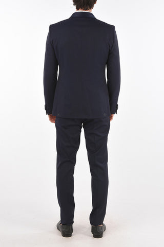CC COLLECTION 3-Piece CERIM.RESET Satin Shawl Lapel Suit